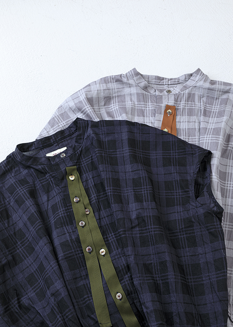 Collarless Shirt